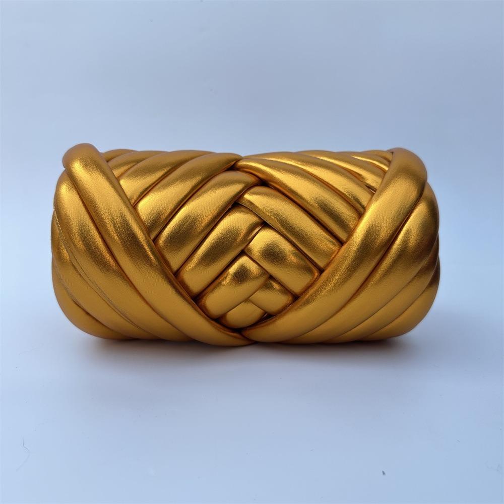 500g DIY Imitation Metal Leather Yarn Leather Finish Giant Yarn  Basket Blanket Carpets Making