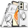 Магнитное кольцо-подставка Бронированный чехол Для Motorola Moto G Stylus 5G 2024 Power 2025 Play 2026 Сдвижное окошко Защитная крышка для объектива