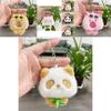 Whimsical Panda Plush Keychain Soft Toy Adorable Animal Charm For Bags Gifts