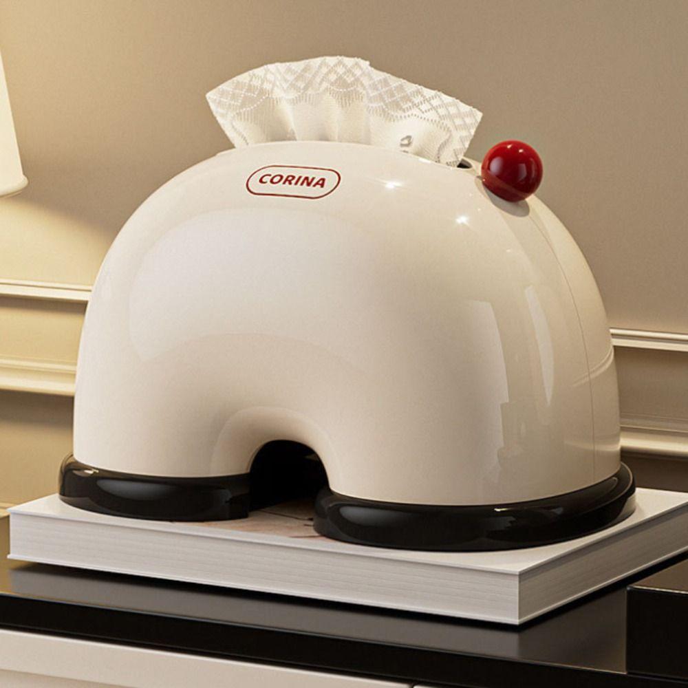 Коробка для салфеток с закругленными углами, встроенный пружинный органайзер для салфеток, держатель для хранения бумаги, кухня