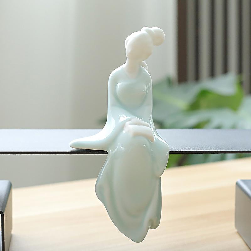 1 шт. Орнамент Чайный домик Красота Орнамент Керамические поделки Чай Домашнее Животное Досуг Горничная