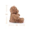 Apricot Lamb Coffee Bear Plush Toy for Soft and Cute Fluffy Coffee Bear for Girls and 20cm Kids, Boys,