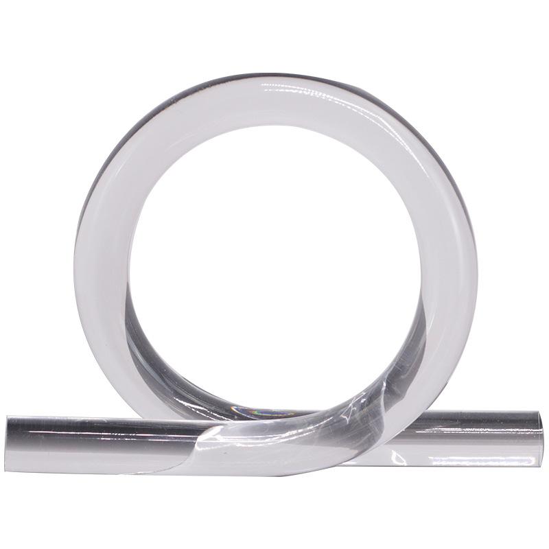 Прозрачные Акриловые Поделки Геометрические Узлы из Шпагата Украшения Полые Спирали Декоративные Фигурки Аксессуары для Домашнего Декора