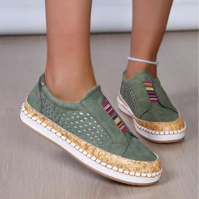 Женские кроссовки 2024 года, осенняя вулканизированная обувь, повседневная женская обувь с вырезами, модная эластичная дышащая женская обувь