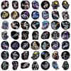 100 Space Astronaut Graffiti Stickers Decorate Guitar Laptop Suitcase DIY Waterproof