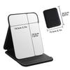 LONGWIN Tabletop Makeup High Folding Large Adjustable Compact Storage for Convenient Storage Mirror, Mirror, Reflectivity, Mirror, Mirror, Angle,