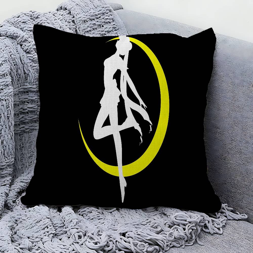Anime R-Role S-Sailor M-Moon Pillow Gift Home Office Decoration Pillow Bedroom Sofa Car Cushion Coverpillow Case