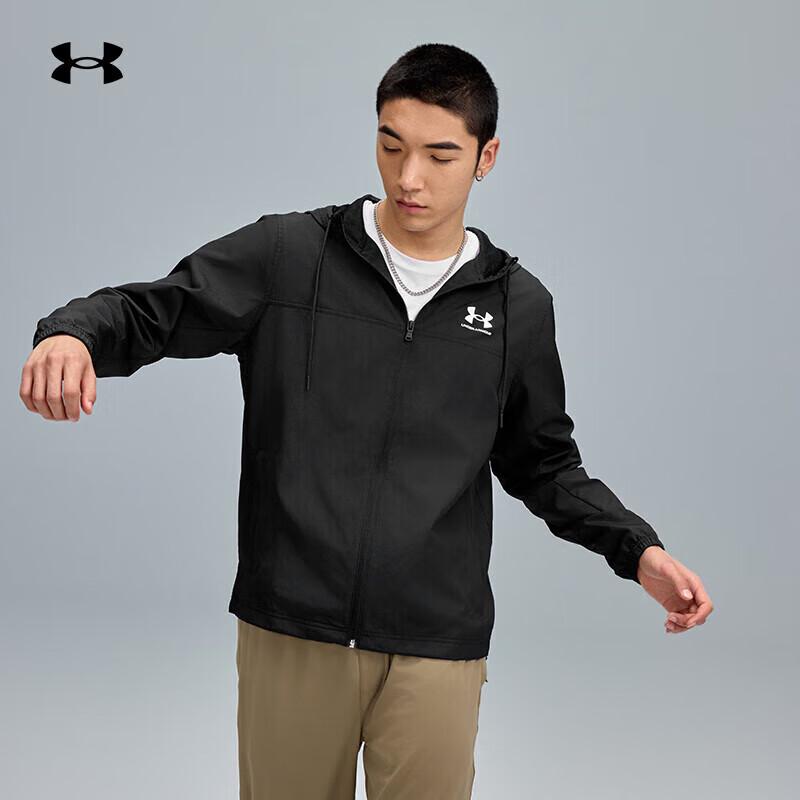Under Armour Мужская спортивная повседневная куртка Rival Woven 1390149