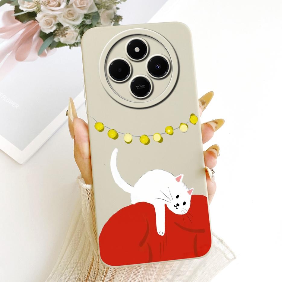 Чехол для Xiaomi Redmi 14C PocoC75 Милый Мультяшный Кролик Защитный Чехол для Телефона Для Xiaomi Poco C75 C 75 Redmi14C Мягкий Чехол