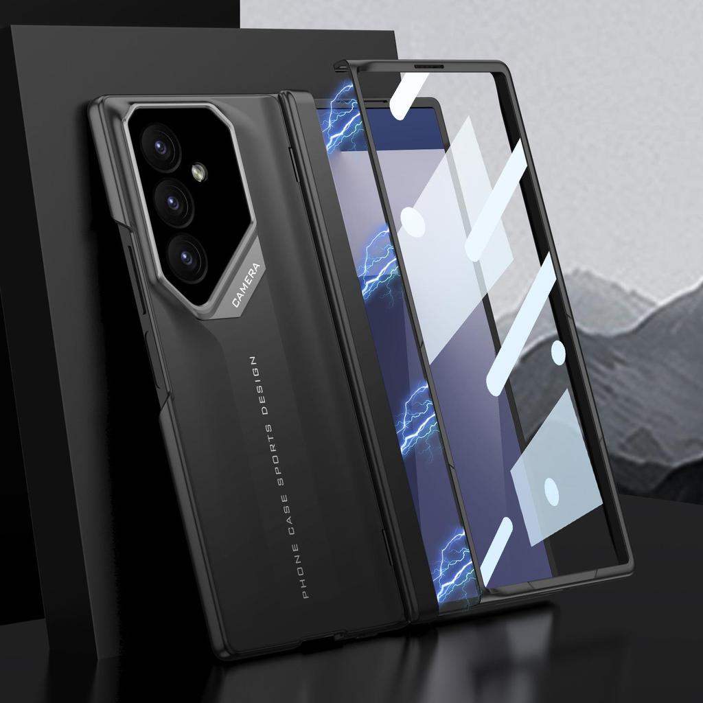 Тонкий магнитный чехол для Samsung Z Fold7 Supercar с защитой шарнира