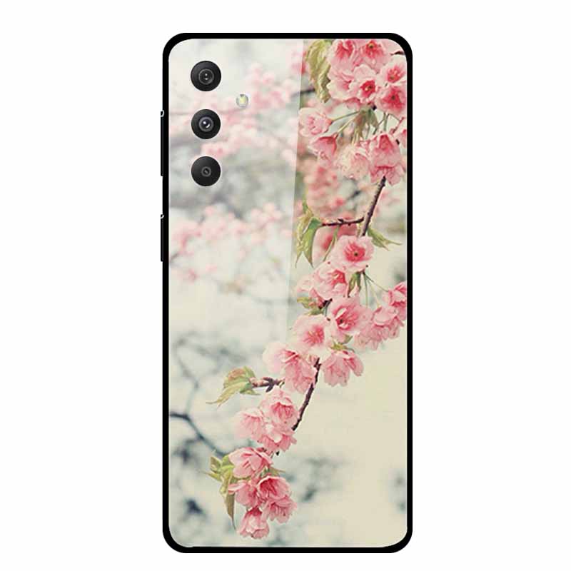 Tempered Glass Case For Samsung Galaxy A55 5G Glass Case Hard Back Cover Soft Bumper For Samsung A55 Case A 55 Phone Cover Coque