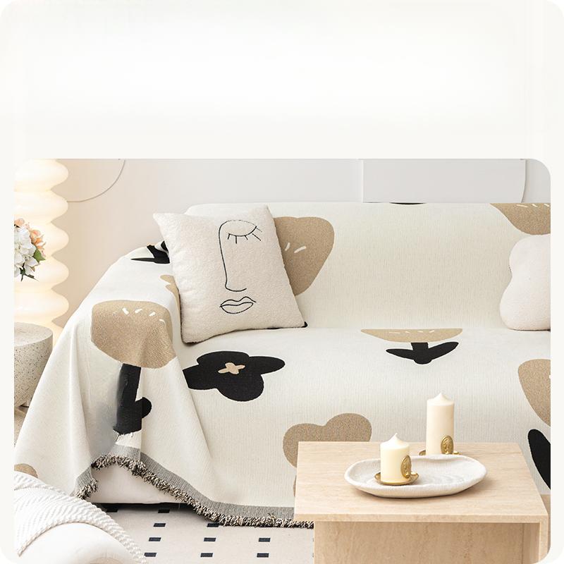Chenille Sofa Towel French Retro Cover Cloth Sofa Cover Four Seasons Universal All Cover Blanket Cushion