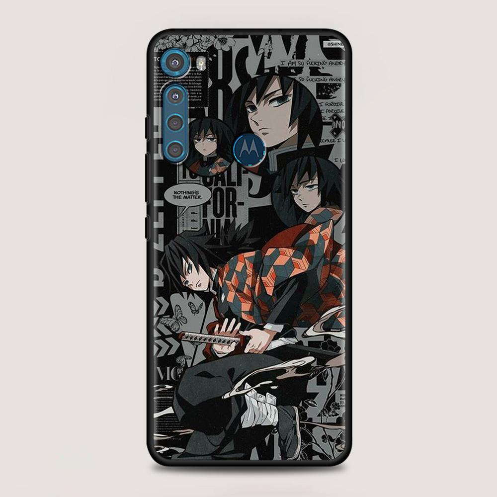 Чехол Kimetsu No Yaiba Demon Slayer для MOTOROLA One Fusion для Moto G10 G9 G8 Plus Play Power One G20 G30 G40 G50 G60 Edge 20