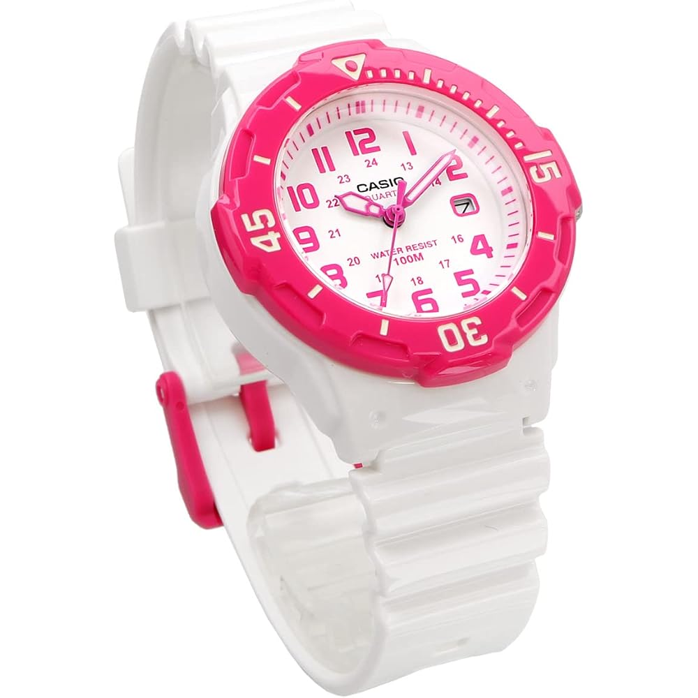 [Casio] CASIO Аналоговые часы LRW-200H-4BV Женские/Детские Дешевые Casio Глянцевый Белый x Розовый Зарубежная модель [Параллельный импорт]
