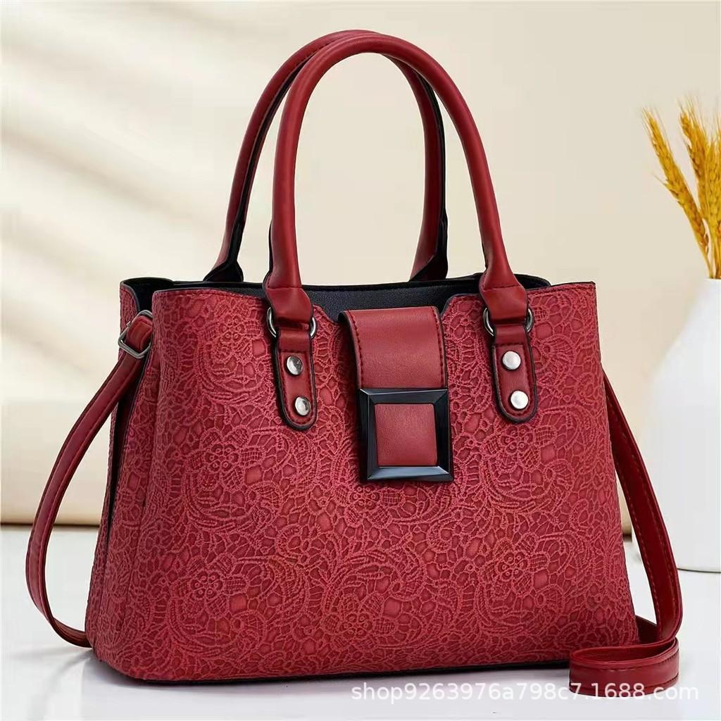 Stylish And Spacious Pu Tote Bag For Women With Versatile Colors And Retro Design