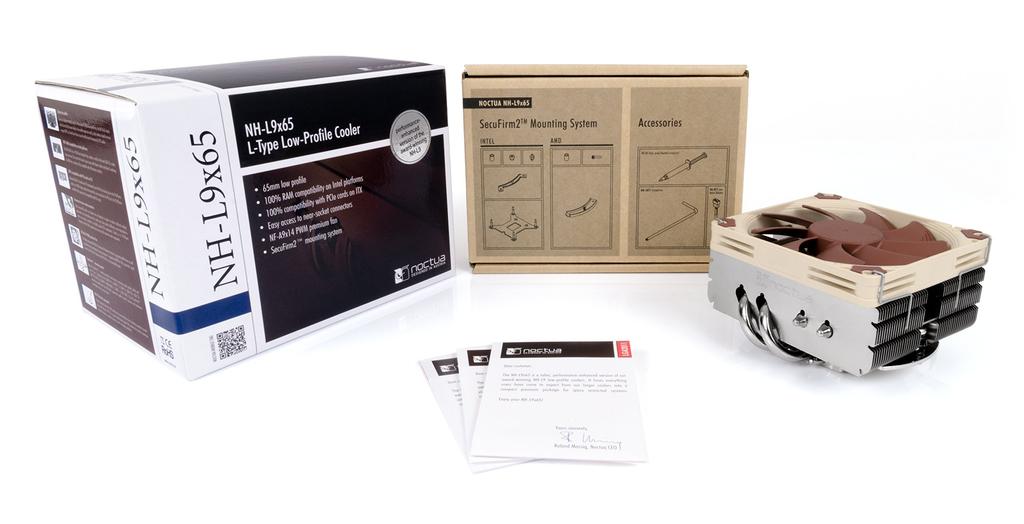 Noctua Height 65mm Low Profile CPU Cooler NH-L9x65, (Brown)