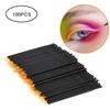 100pcs Disposable Eyeliner Brush Hard Head Eyeliner Liquid Brush Eye Shadow Brush Makeup Tool