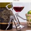 Wine Opener Stainless Steel Red Wine Opener Wing Type Metal Sommeliers Corkscrew Bottle Openers Corkscrews Wine Cork Remover ARI