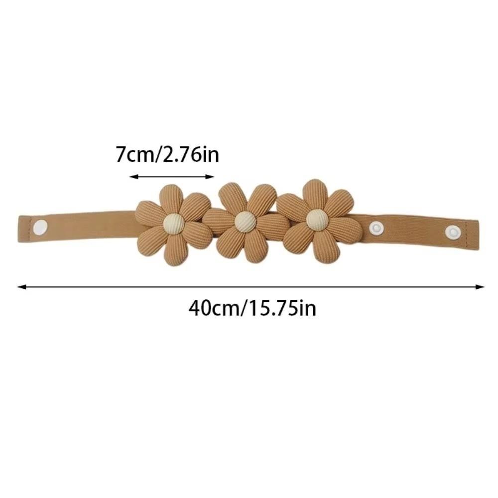 1 PCS Flower Shape Curtain Tieback Elastic Band Curtain Rope Holders Kids Room