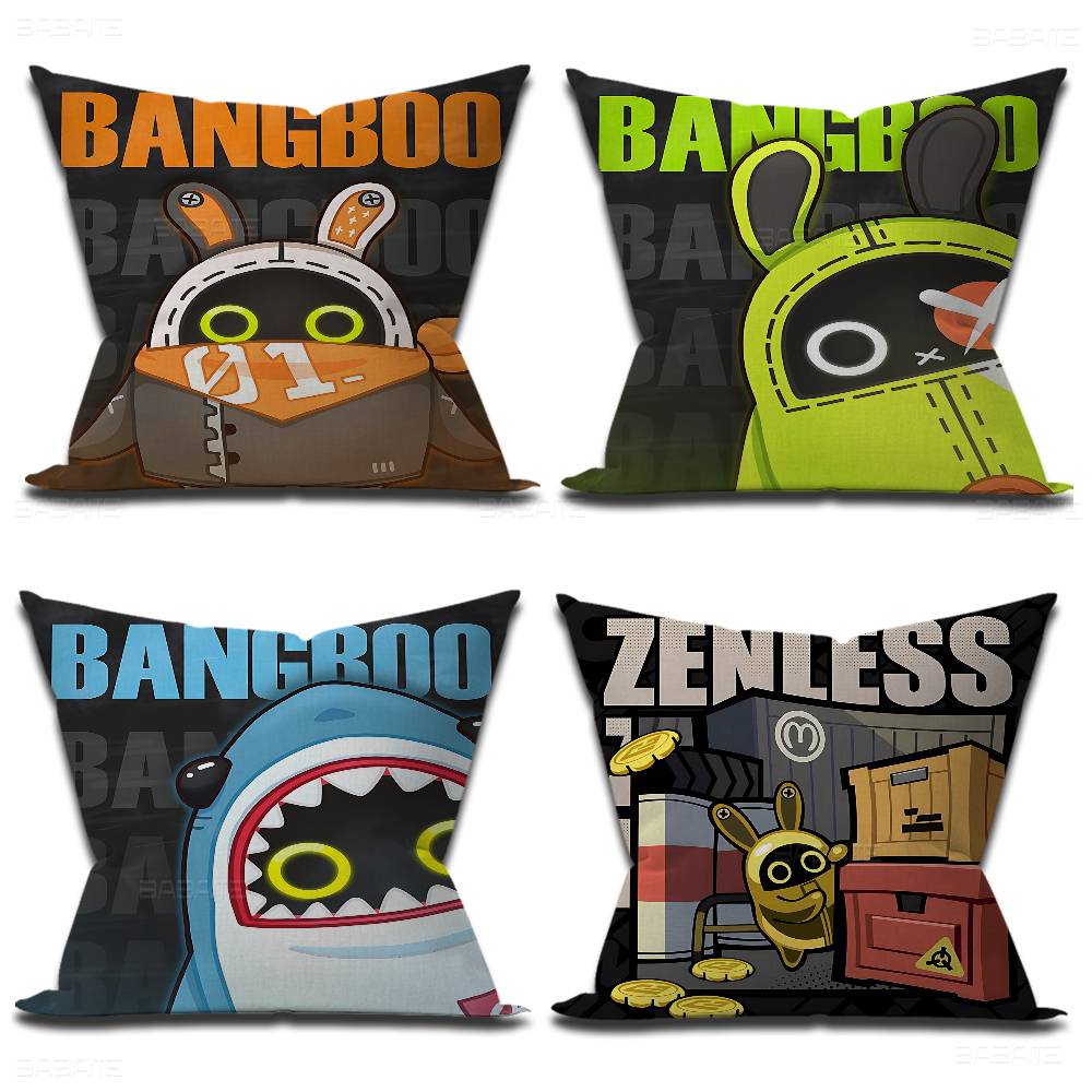 Zenless Zone Zero ZZZ Bangboo Cushion Cover Pillowcase Upholstery Sofa Throw Pillow Home Decor Pillowcas
