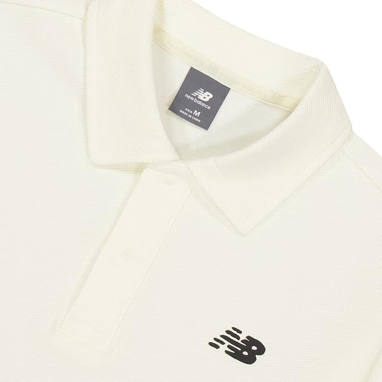 Men's Shirt New Balance SS25 Polo Shirt Men's White
