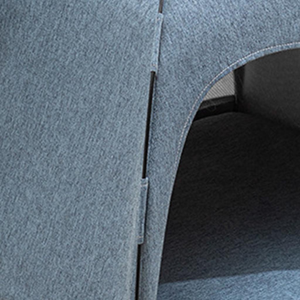 Палатка-кровать для кошки Большое пространство Дышащая Удобная Моющаяся Палатка-домик для питомца кошки собаки Все сезоны Размер S Синий