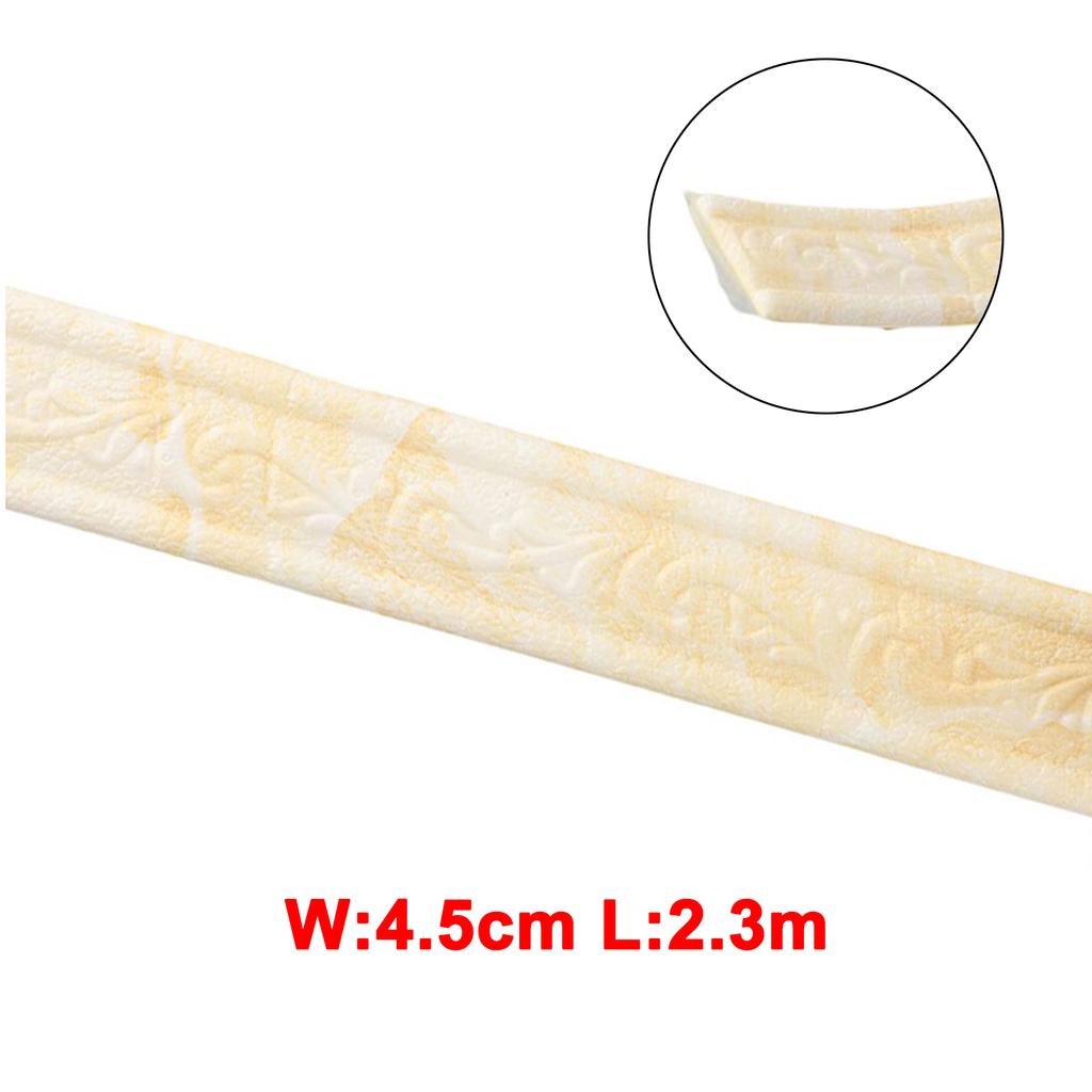 Наклейка на стену Настенная отделочная линия 1 шт. Водонепроницаемая 3D-искусство