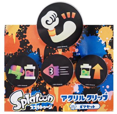 Серия товаров Splatoon от Boeki Акриловый зажим Набор шестерёнок SPZ05 San-ei (Высота 12,5 см)