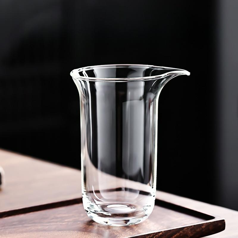 150 мл Прозрачная стеклянная чашка для чая в японском стиле, термостойкая чаша справедливости, аксессуары для чайного набора для чайной церемонии и домашнего кунг-фу чая, новинка 2025