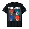 THE BEATLES Рок Панк Ретро Мужские и Женские Свободные Прямые Футболки с Коротким Рукавом 90-х