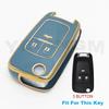 TPU Smart Key Case For Chevrolet Car Key Fob for Chevrolet Chevy Cruze Malibu Camaro Aveo Equinox Impala Sonic 2 3 4 5 Buttons