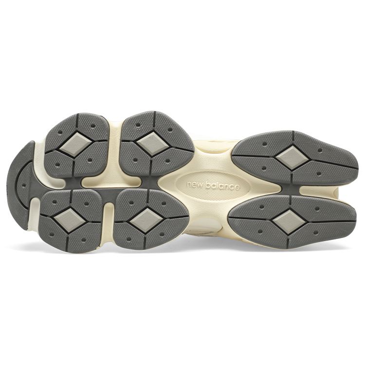 New Balance 9060 Sea Salt Concrete Unisex Sneakers White Silver-Metallic U9060ECA