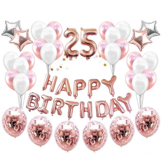 С Днем Рождения Набор Номеров Звездные Шары Конфетти Ресторан Домашняя Вечеринка Декор