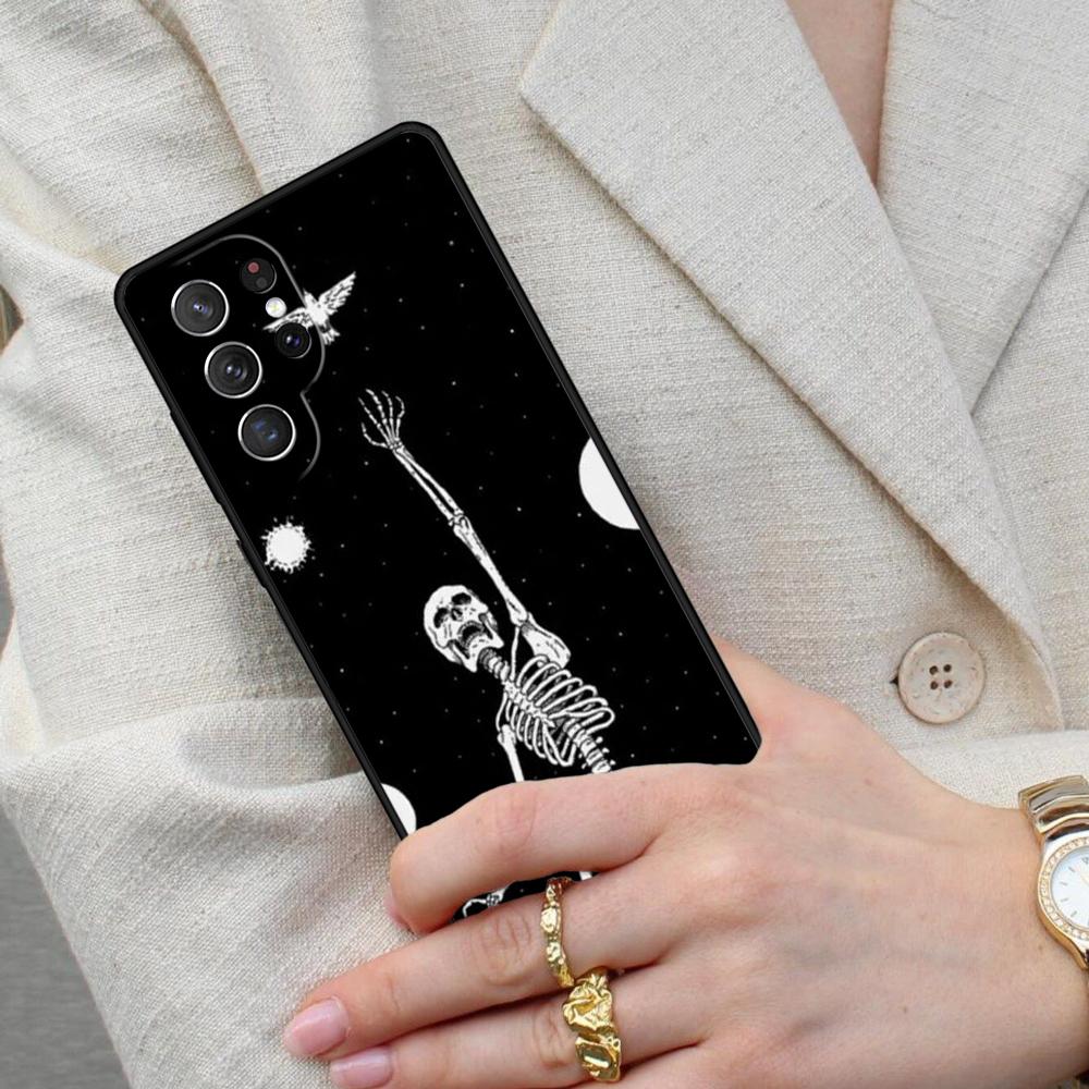 Skeleton Cell Phone Case for Samsung Galaxy S26 Ultra S25 S24 S23 S22 S21 S20 Note10 Cover