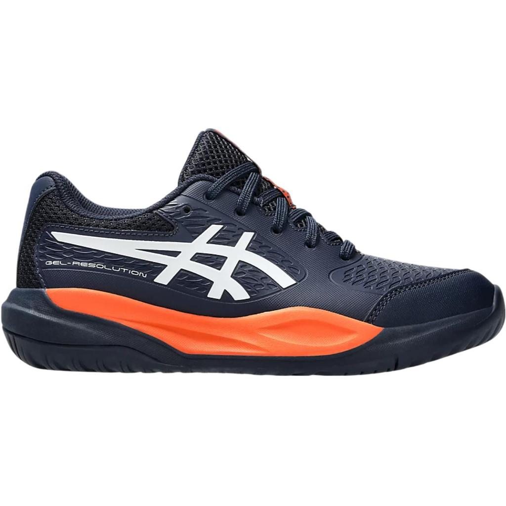 Asics Кроссовки детские Gel Resolution X GS Midnight White, синие 1044A081-400