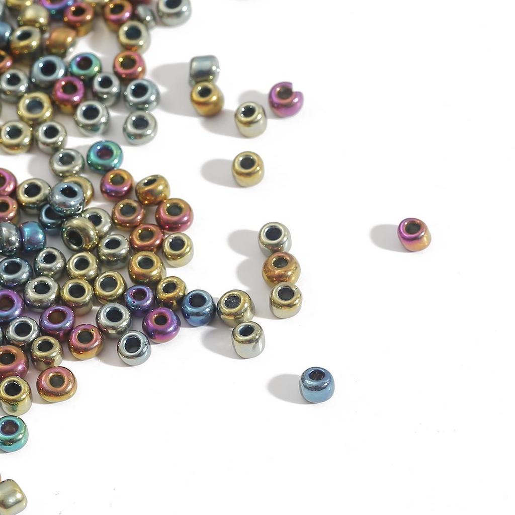 Аксессуары из бисера своими руками: Металлические рисовые бусины, стеклянные бусины из проса, рассыпчатые бусины для вышивки крестом в фантазийных цветах