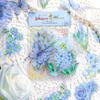 Handmade Butterfly Flower Sticker Decorative Ice Crystal Collage Decals  Goo Card