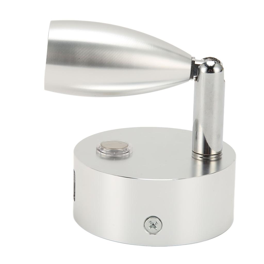 Лампа для чтения в автофургоне с портом USB Type C, синяя, ночная, 3-цветная, с регулировкой яркости, полированная