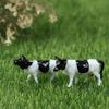 10Pcs 1:87 Diy Ho Scale Colorful Cow Model Train Layout Model Building Toys