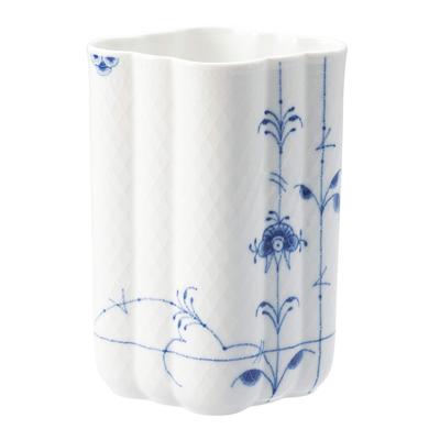 Импортная ваза для цветов Royal Copenhagen Blue Palmette, высота вазы 15 см, свадебный подарок 1017428 [Обычный продукт]
