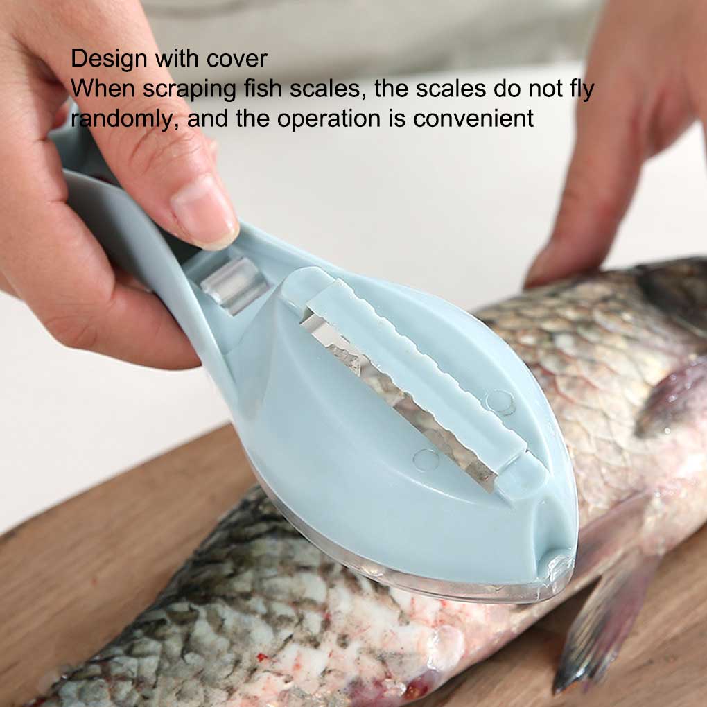Home Restaurant Portable Fish Scale Remover Manual Labor-saving ABS Reusable Scales Scraper Scraping Tool Kitchenware