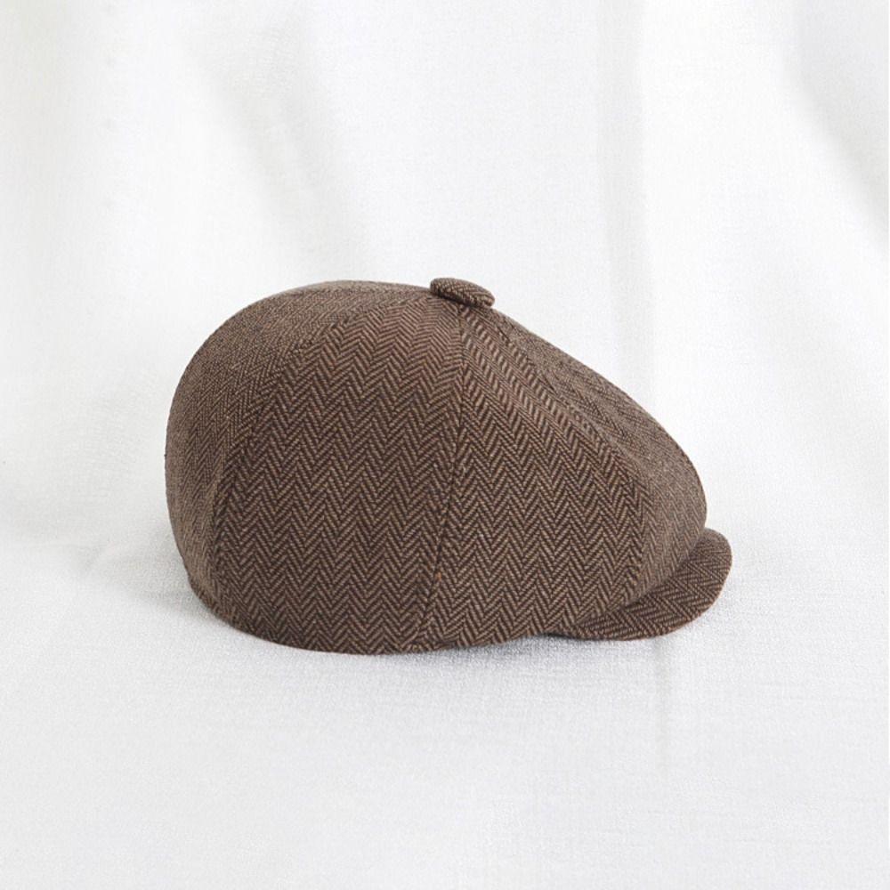 Твидовый детский берет, милая кепка-мальчишка, новая детская кепка-мальчишка, повседневный наряд