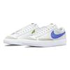 Nike Blazer Low 77 GS White Chlorophyll Medium Blue Детские кроссовки Черные DA4074-109