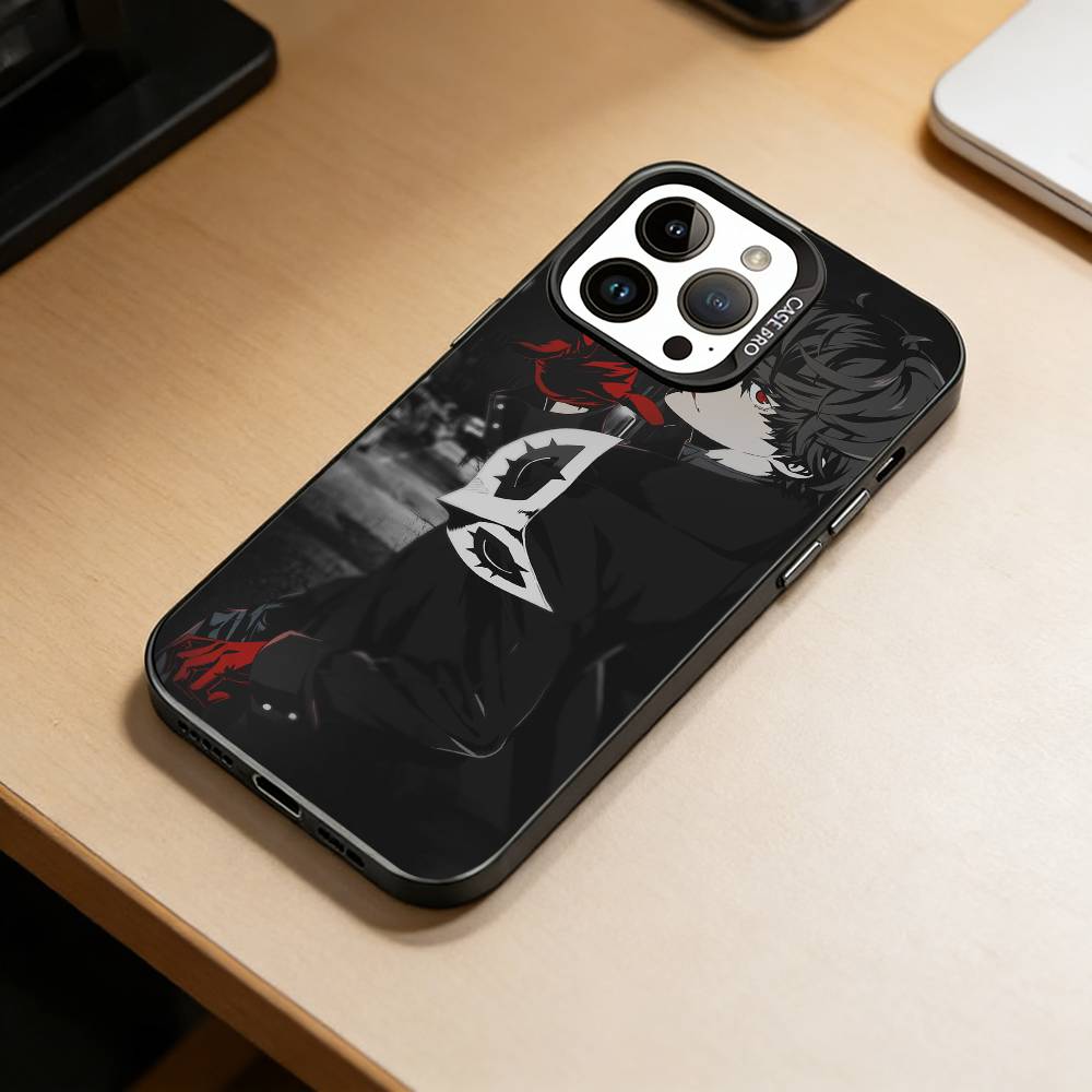 Игры-Обои Persona 5 Чехол для телефона для iPhone 17,16,15,14,13,12,11 Plus,Pro Max,XS,Цветной Посеребренный Внутренний Чехол