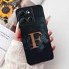 Горячий Чехол Для Motorola Moto G86 5G Буквы Короны A-Z Мягкий Силикон Черный ТПУ Чехол Для MOTO G86 XT2527-2 6.67" Защитный Чехол