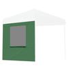 Боковая тентовая палатка x только сиденье из стали и алюминия, общее окно (Горизонтальная штора) 2.0 2.0м (Только сторона) (Модель G03) [Тип сетки/зеленый]
