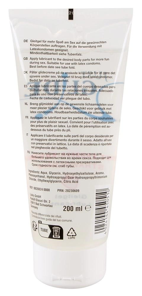 Just Glide - Moisturizing Water-Based Lubricant Strawberry 200 ml