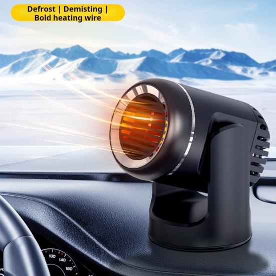 Car Heater Window Defroster Fast Heating Plug-and-Play 360-Degree Rotating Wide Compatibility Portable Car