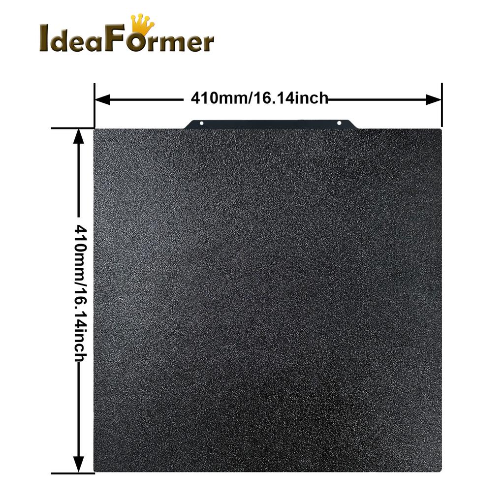 For Anycubic Chiron 410mmx410mm Double Sided Spring Steel Sheet PEI Sheet for CR-10 S4/Voron 400 build plate 3d Printer Parts
