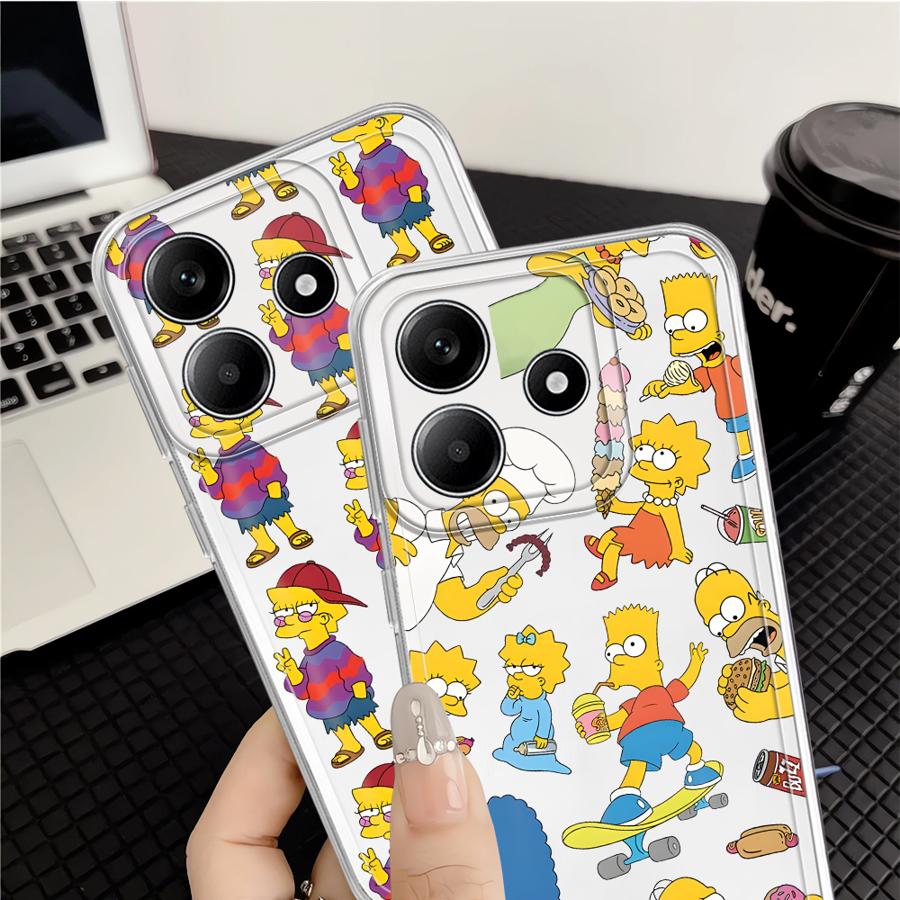 Case for Xiaomi Redmi Note 14 Pro Plus 14C A4 11S 11 12S 10S 12 9 10 Note 13 13C Soft Phone Cover The S-simpsons